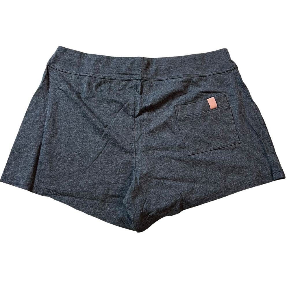 Lunya Restore Short Set Mercurial Gray Heather 2 Piece Lounge Set XS New - Picture 9 of 11